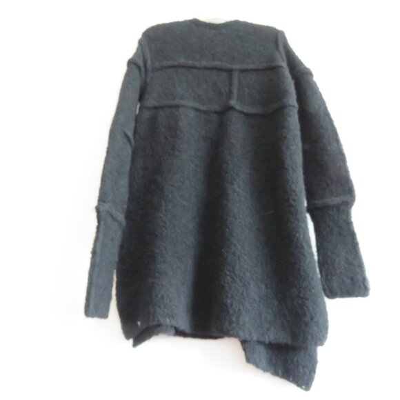 DEMOBAZA Nasma Black Knit Sweater Top Unisex Goth Ninja Futurist Utilitarian S - Picture 12 of 16